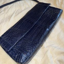Real Crocodile Clutch Purse