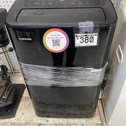 Toshiba 10,000 BTU 115 Volt Smart Wi-Fi Portable Air Conditioner Up 250 Sq Ft Cools And Dehumidifier 