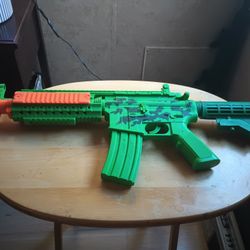 Toy Gun Lights Up Sounds Vibrations