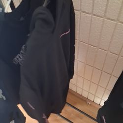 Black Chrome heart hoodie