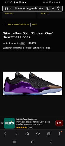 New Men's Nike Lebron XXIII "Chosen One" size 7.5
