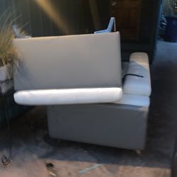 White Leather Couches