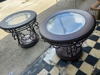 Glass top Ending tables