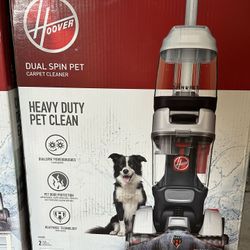 Hoover Dual Spin Pet Upright Carpet Cleaner Machine