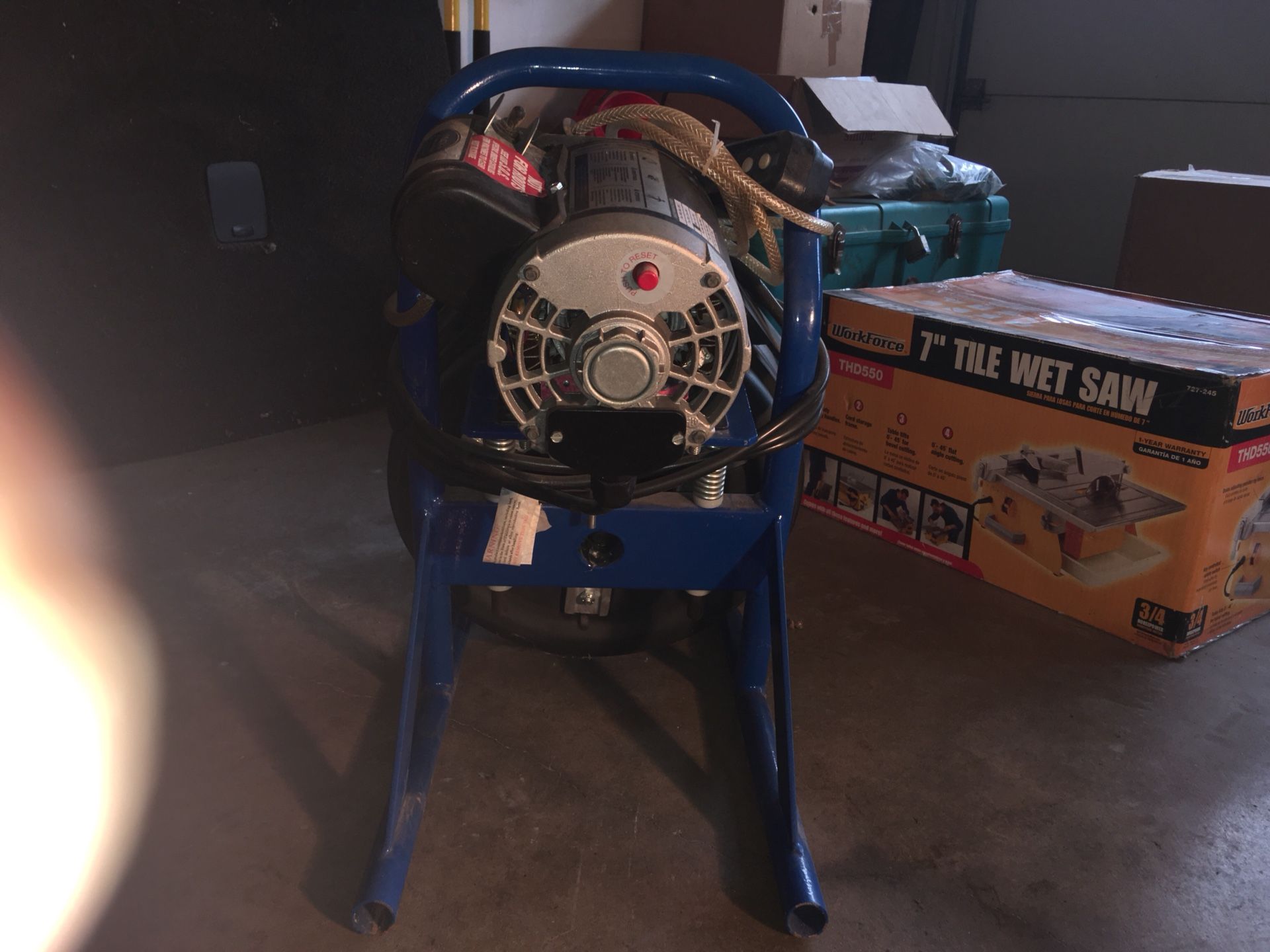 Cobra sewer machine. (Rotorooter) 100ft. for Sale in Longview, TX