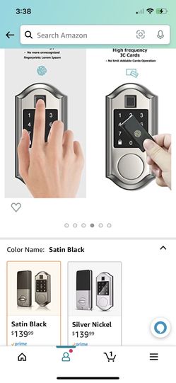 Smart Door Lock Bronze