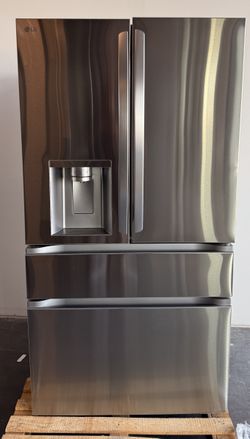 LG 25 cu. ft. Smart Counter-Depth MAX 4-Door French Door Refrigerator with Full-Convert Drawer