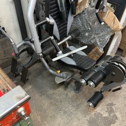 TuffStuff Home Gym w/ Weight Stack + Low Row Station + Attachments (Multi-Station)