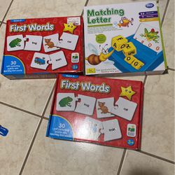 First Words O Matching Letter   $5.00 Cada Uno 