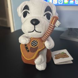Animal Crossing KK Slider Dog Plush White 7"