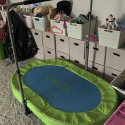 Jump2It Adjustable Indoor Trampoline