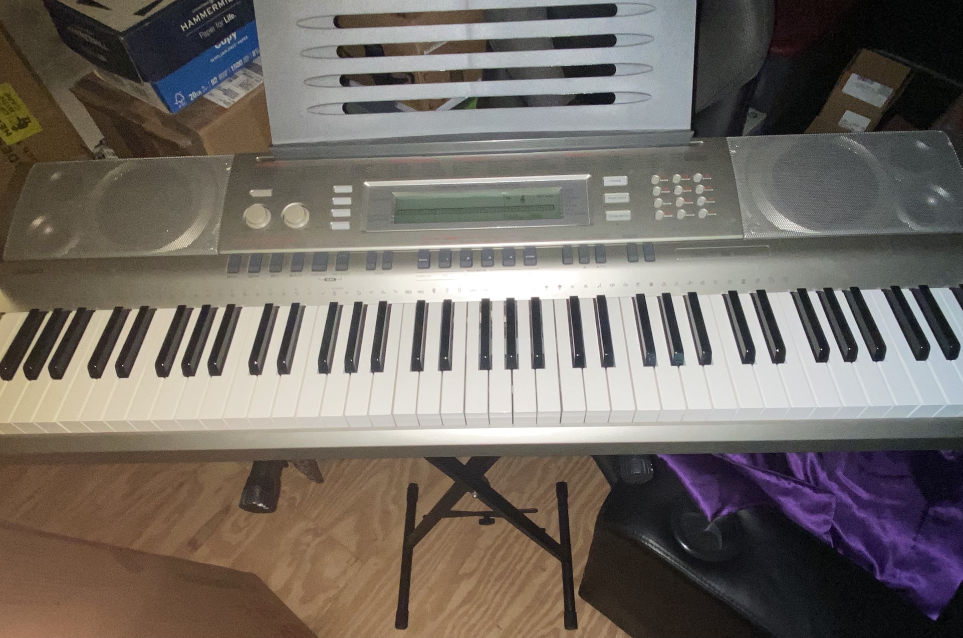 🔥🎹 76 Key Casio WK-200 Keyboard and Stand🔥