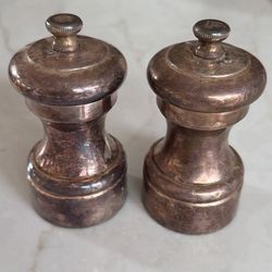 Sterling Silver Salt And Pepper Mill - Peugeot 