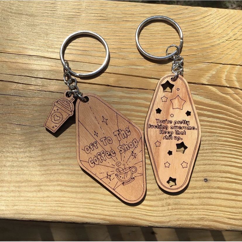 Wooden Keychain