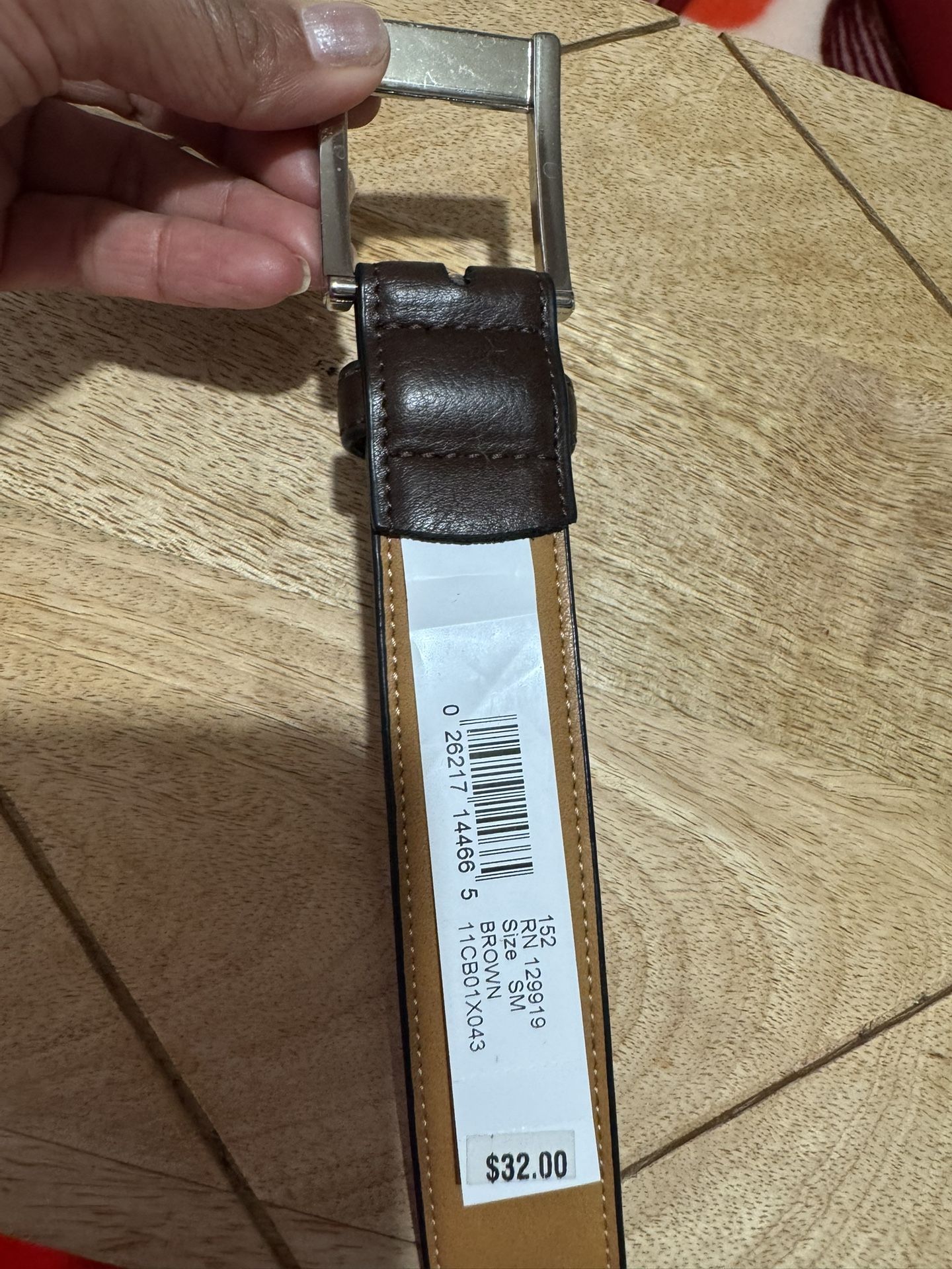 Men Belt Size Small- New