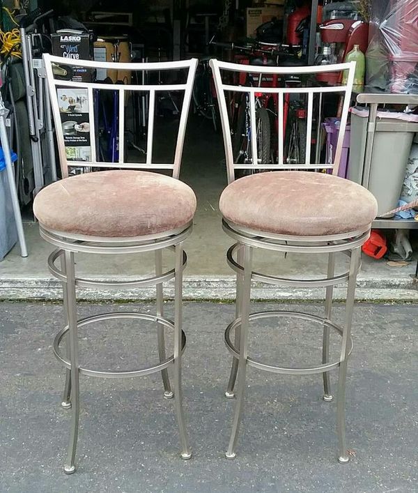 Brushed Nickel Bar Stools Photos