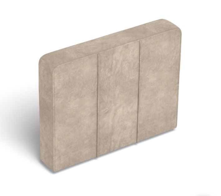 Lovesac Standard Sides with Taupe Padded Velvet Covers