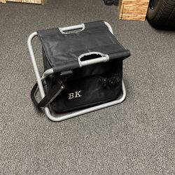 CHAIR W/ BEER HOLDER