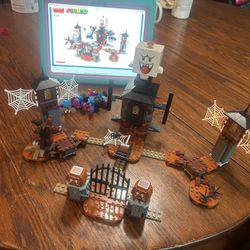 super mario lego king boo haunted house 