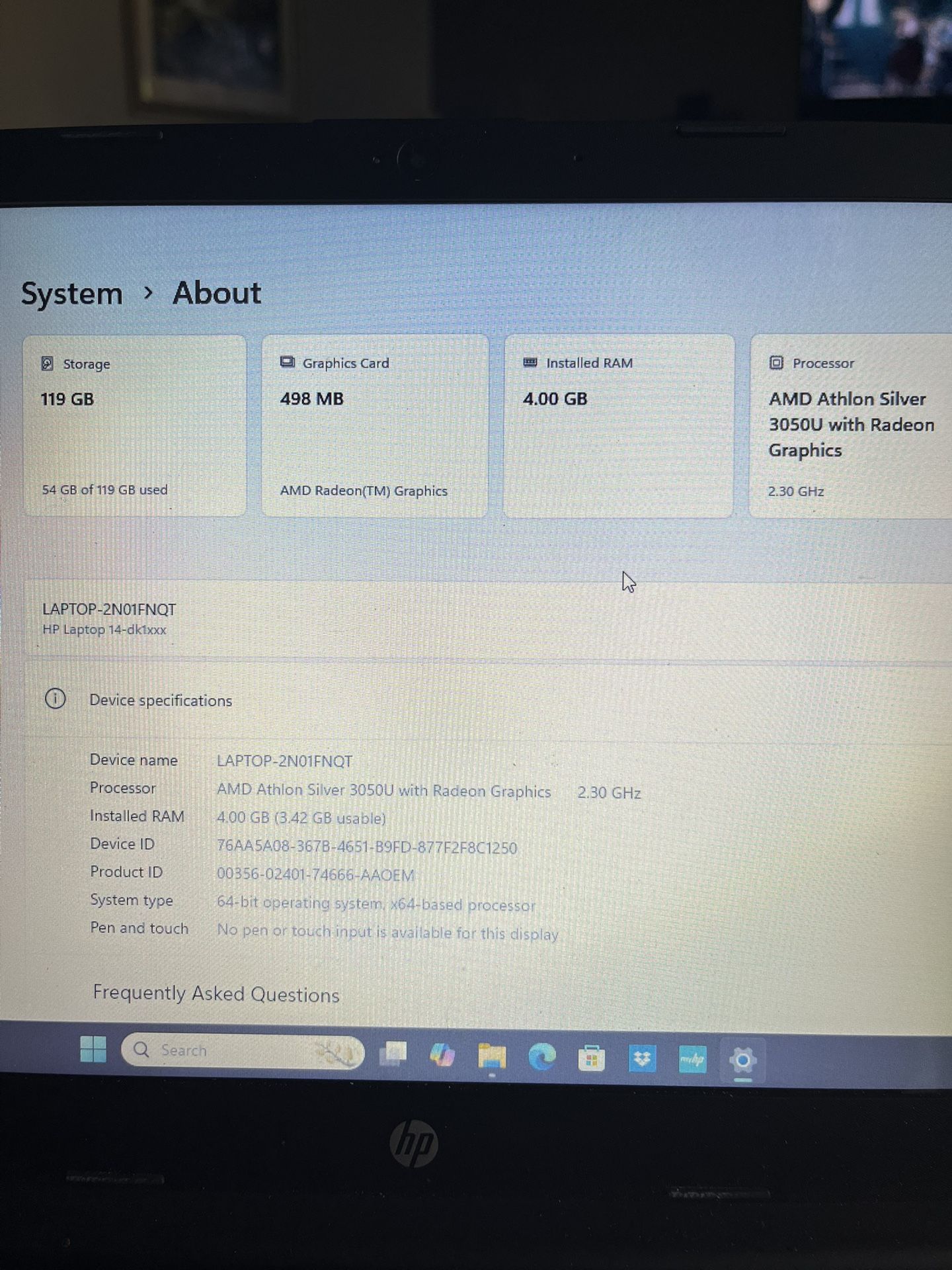 HP gaming Laptop