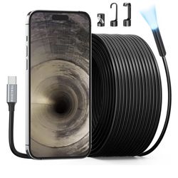 Camera Dual Lens Endoscope With Light