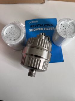 Cobbe Revitalizing Shower Filter with 2 Cartridges