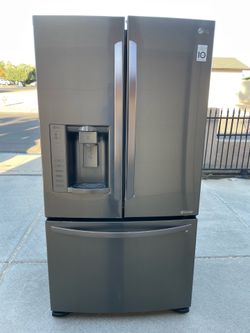 Refrigerator LG Black Stainless Steel