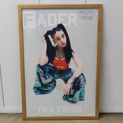 FKA Twigs The Fader magazine cover framed poster 20x30"