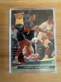 1992-93 Fleer Ultra - Alonzo Mourning 1st Round Pick #193 Rookie Card