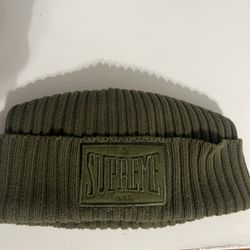 Supreme Beanie Army Green