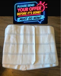 White Abdominal Binder Support Wrap