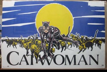 Vintage 90s Original Catwoman Poster-Batman Returns