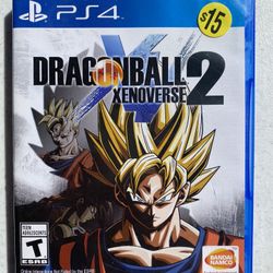 PlayStation PS4 Dragonball Xenoverse 2