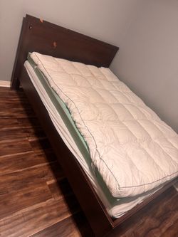 Full size bed and dresser