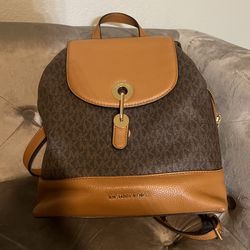 MK Signature raven Backpack 