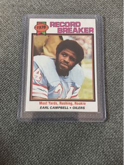 1979 Topps Record Breaker Earl Campbell Houston Oilers No. 331