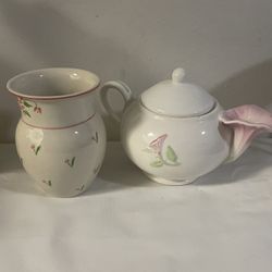 Flower Tea Pot & Vase