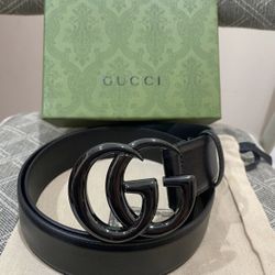 Black Gucci Belt