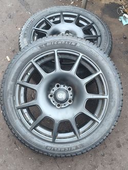 18inch rims on new tires .sparco rims