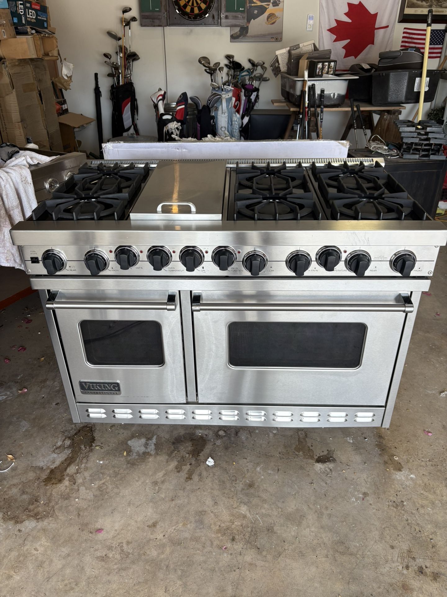VIKING 48 Inch ALL GAS RANGE 6 Burner W/ Griddle 14k New Look 
