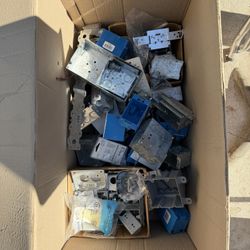 Electrical Items, Tons Of Switches, Lightbulbs, Indoor, And Outdoor All Kinds Of Stuff