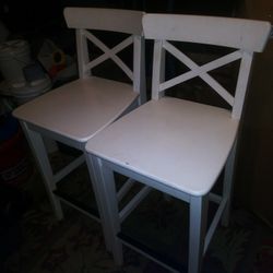 2 Ikea Counter Height Stools
