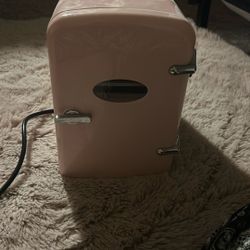 Pink Mini Fridge 