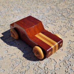 Handcrafted Wooden Toy Car for Little Ones