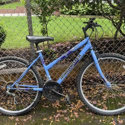 Roadmaster Mt. Fury Light Blue Unisex Bike With 15 Speed Index Shifting 