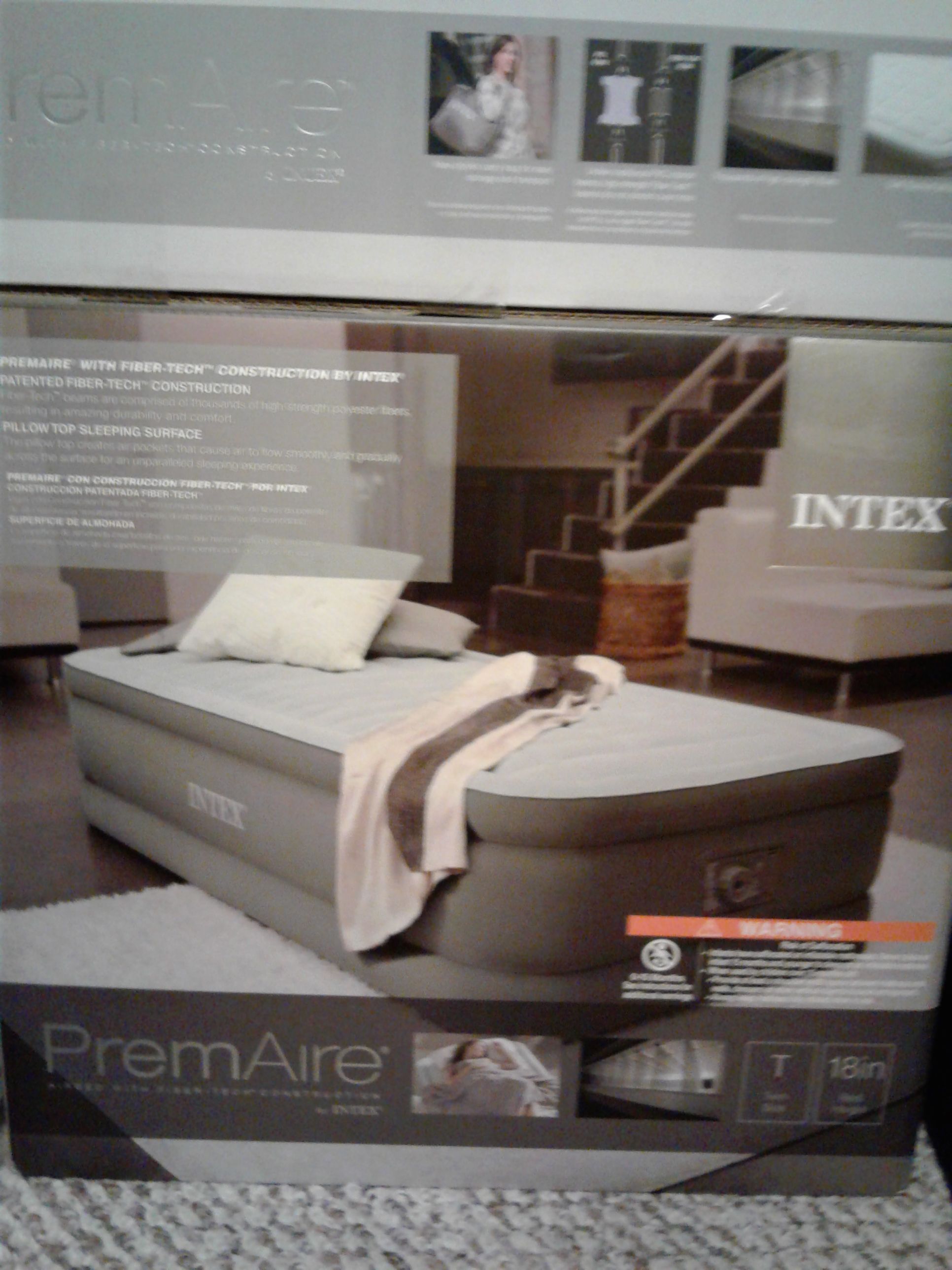 Intex twin airbed