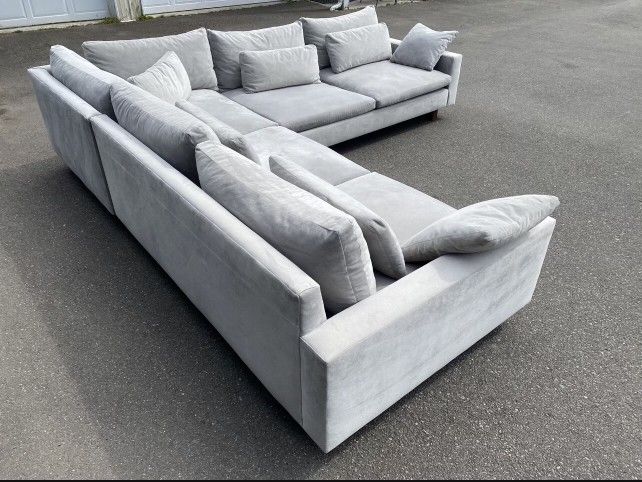 Super Comfy Performance Velvet Sectional
