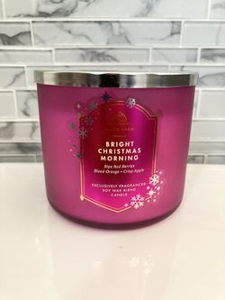 Bath and Body Works Candle Bright Christmas Morning