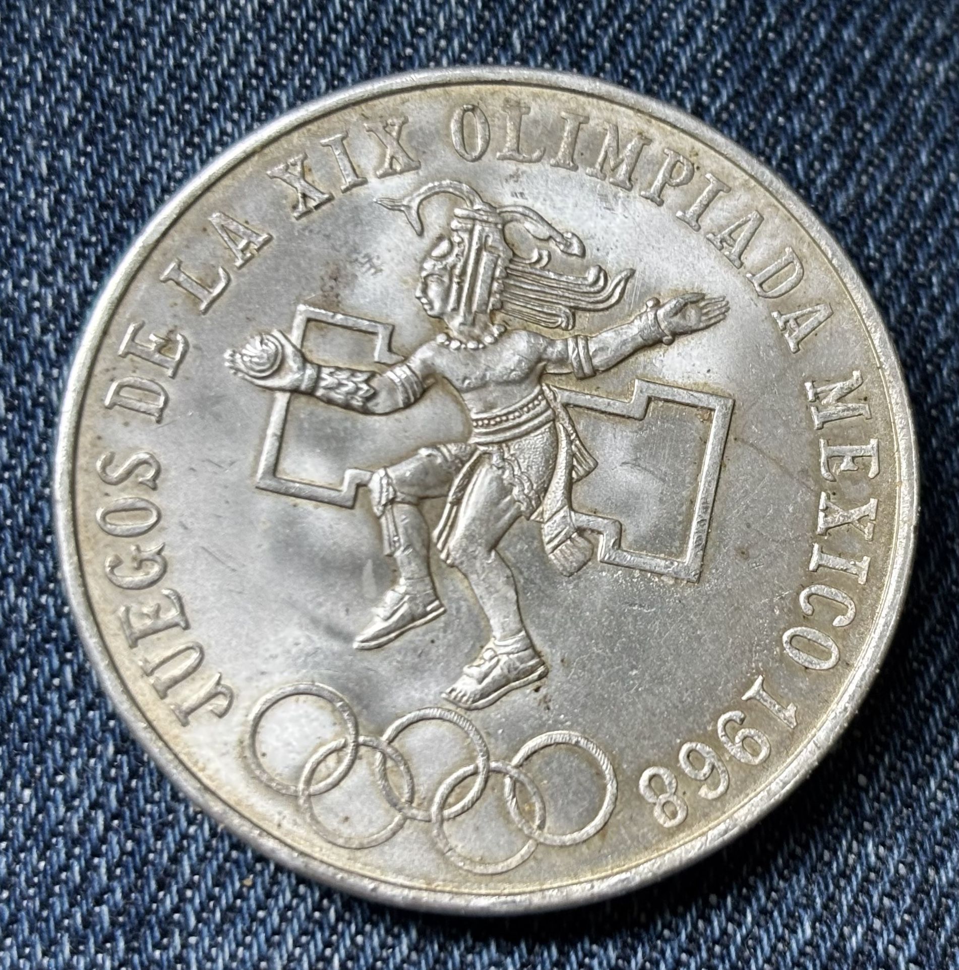 25 Pesos 1968. Coin Of Mexico