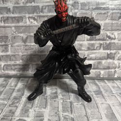 Vintage 1999 Star Wars EP1 Darth Maul 12” Applause Mega Collectible Figure 3B